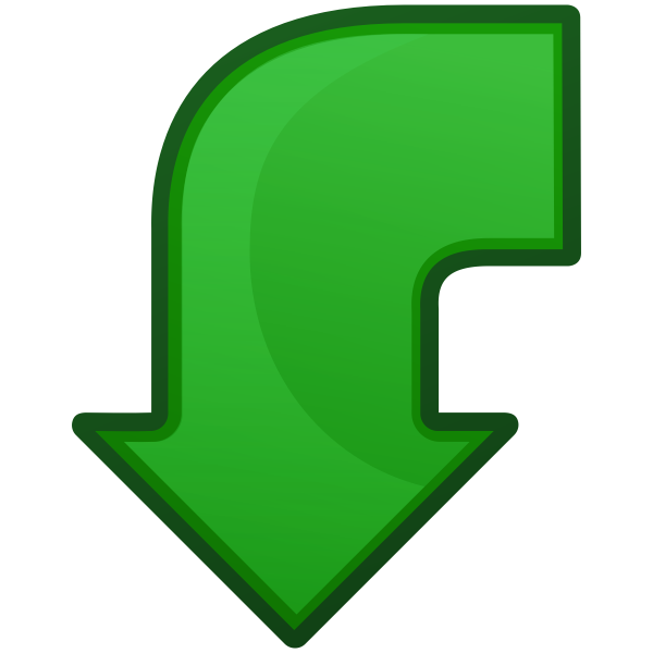 SVG Go back icon vector clip art
