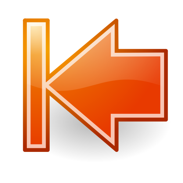 SVG Go First Orange Button Tango Style