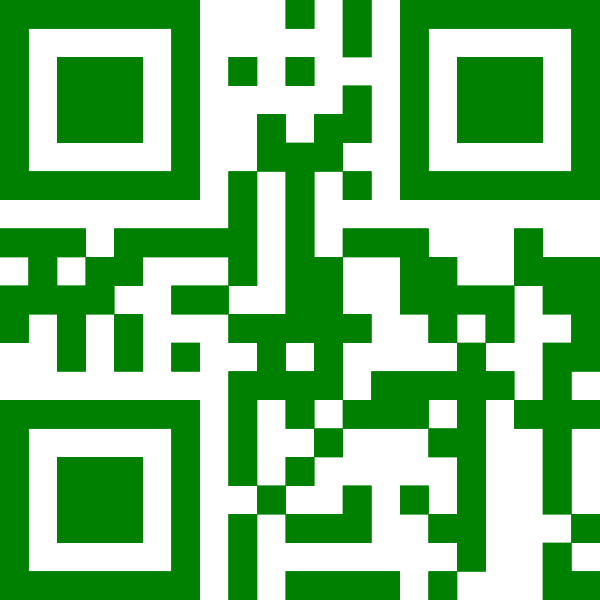 SVG Go for Linux QR code vector image