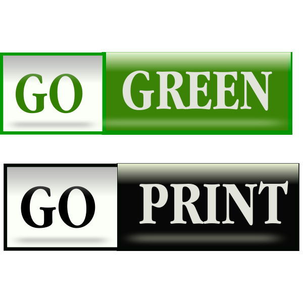SVG Go green bars vector image