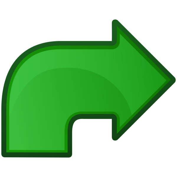 SVG Go right icon vector drawing