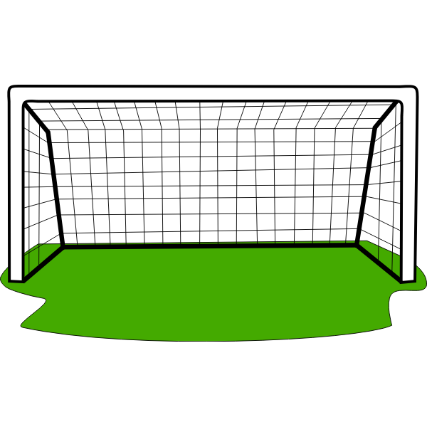 SVG Goal with grass