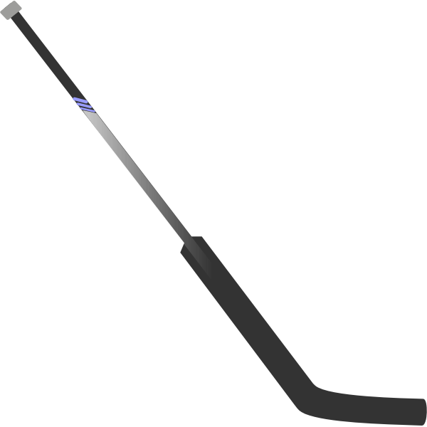 SVG Goalie hockey stick vector image