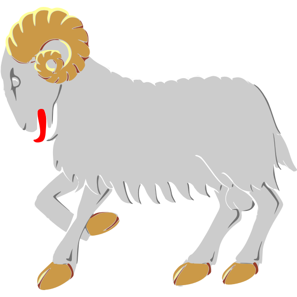 SVG Goat image