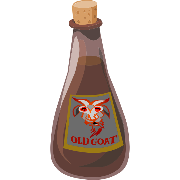 SVG Goat liqueur vector graphics