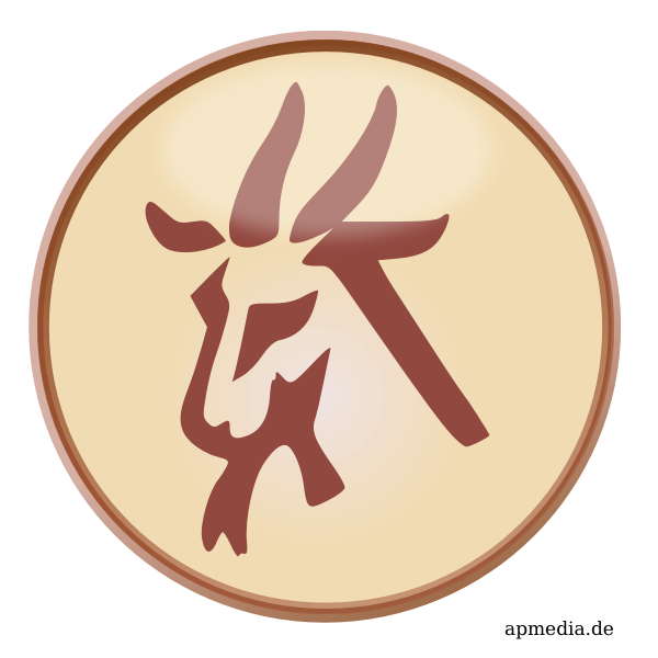 SVG Goat039s head