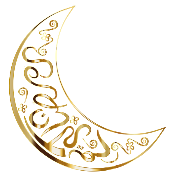 SVG Gold crescent