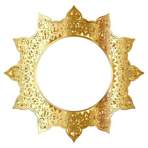 SVG Gold decorative frame