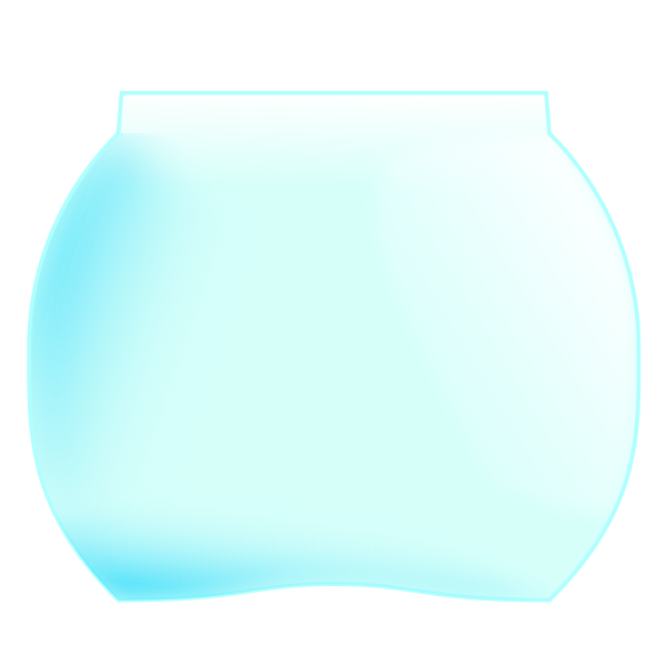SVG Gold-fish glas