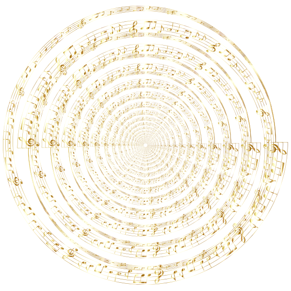 SVG Gold Musical Maelstrom 4 No Background