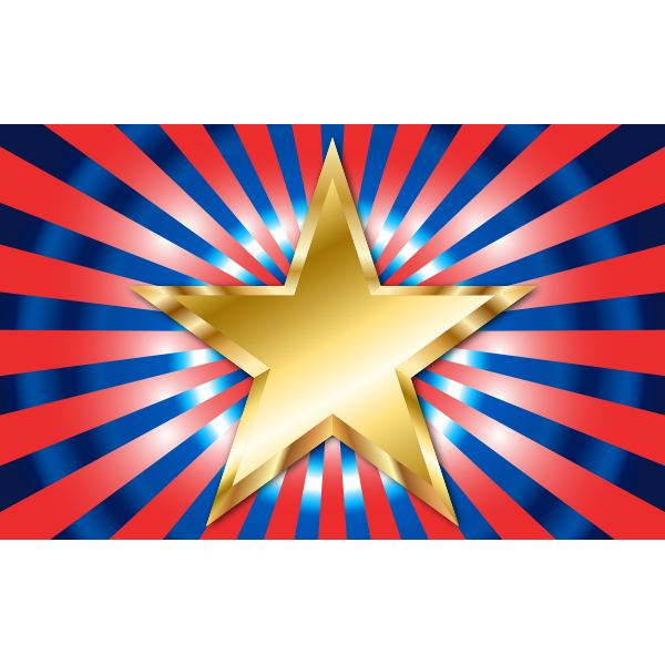SVG Gold starburst