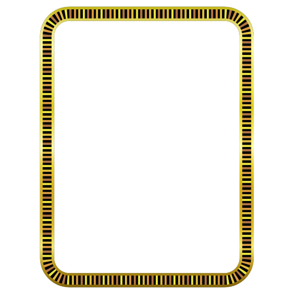SVG Gold Tracks Border