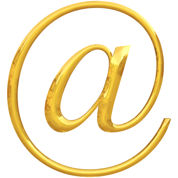 SVG Gold typography 