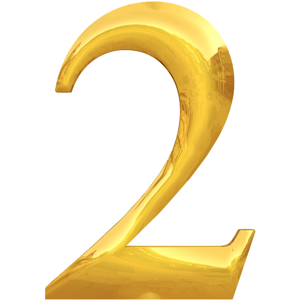 SVG Gold typography 2