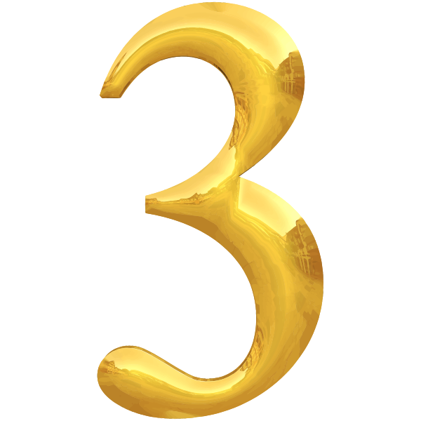 SVG Gold typography 3