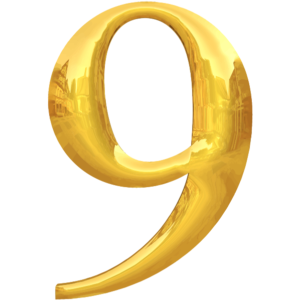 SVG Gold typography 9