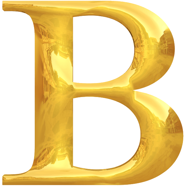 SVG Gold typography B