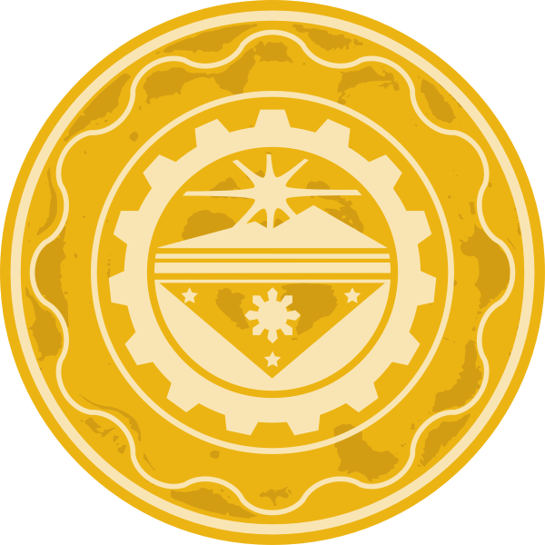 SVG Golden coin vector