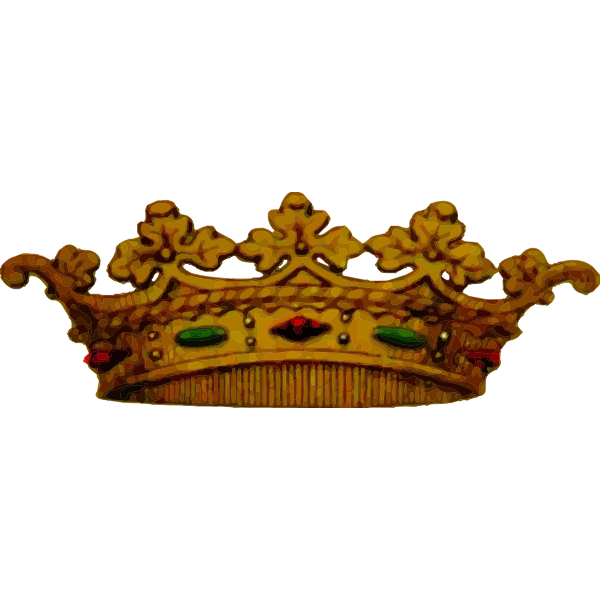 SVG Golden crown