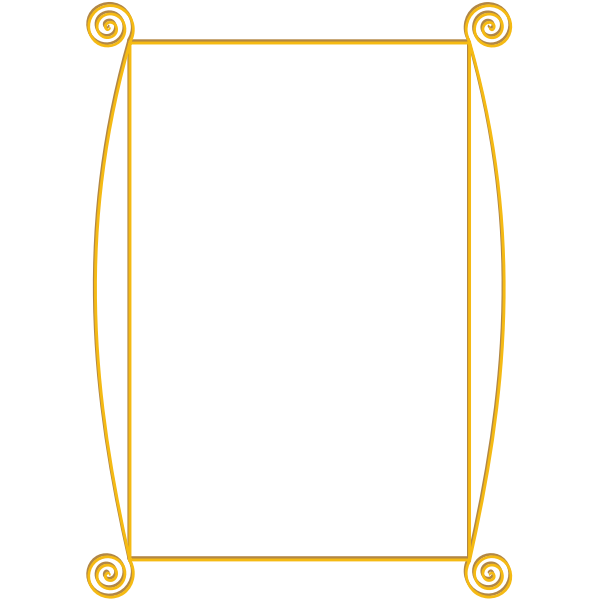 SVG Golden frame