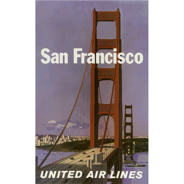 SVG Golden Gate bridge