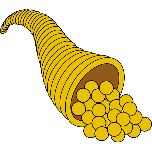 SVG Golden money