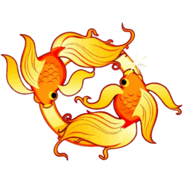 SVG Golden Pisces