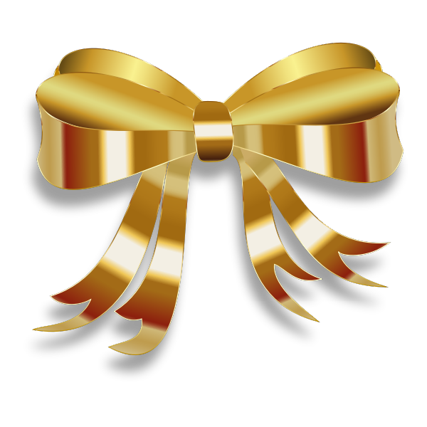 SVG Golden ribbon