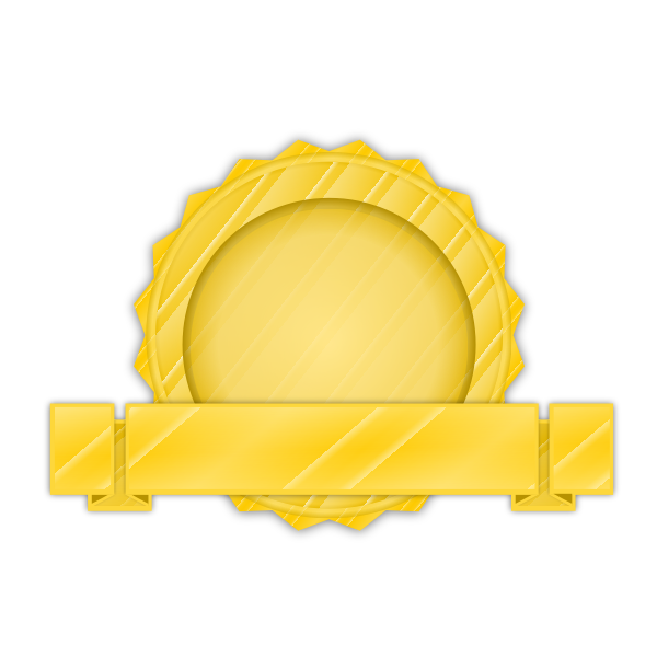 SVG Golden seal vector image