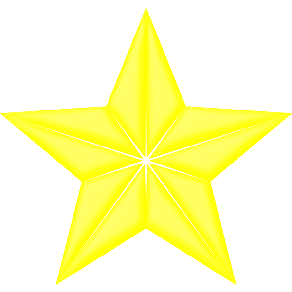 SVG Golden star