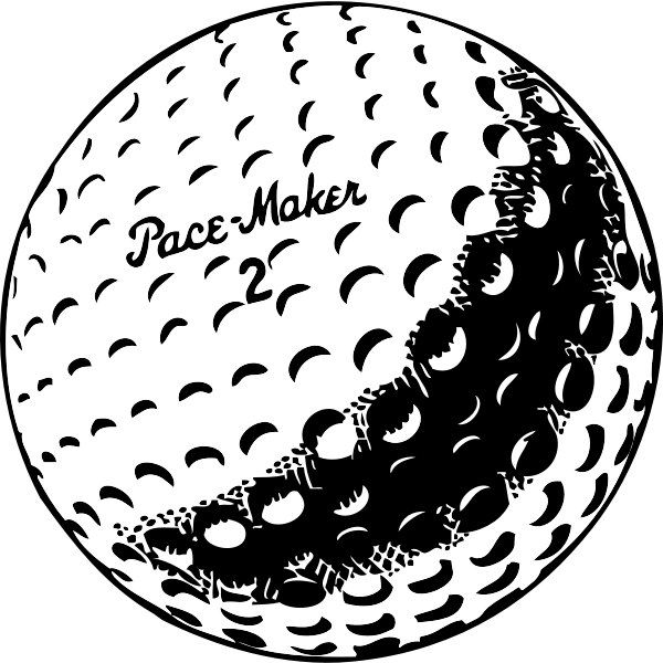 SVG Golf ball vector graphics