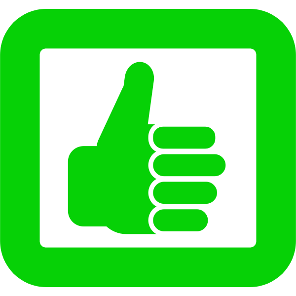 SVG Good sign vector illustration