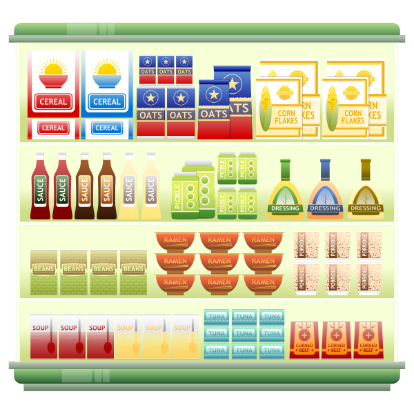 SVG Goods in a store