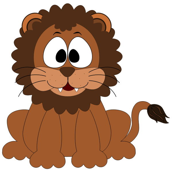 SVG Goofy lion