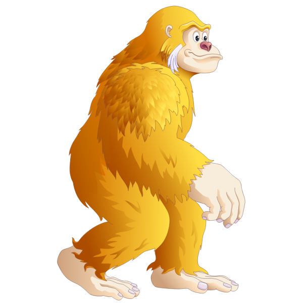 SVG Gorilla king kong cartoon
