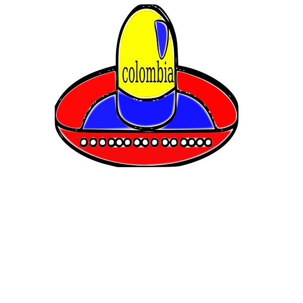 SVG gorro quotcolombianoquot