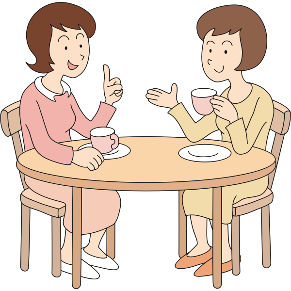 SVG Gossiping women