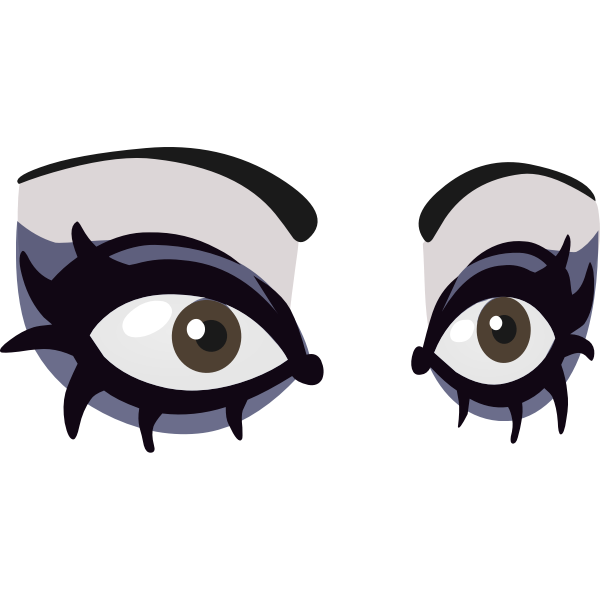 SVG Goth eyes