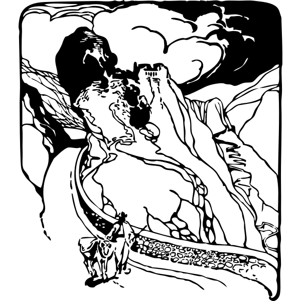 SVG Gourdon commune vector image