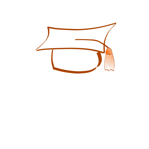 SVG Graduate hat