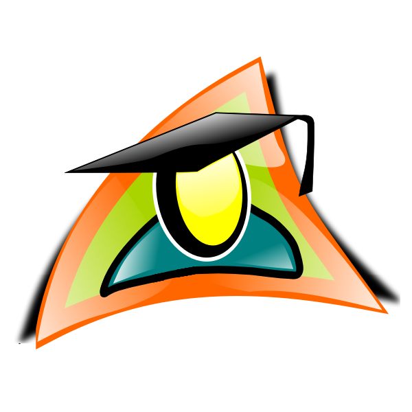 SVG Graduate icon vector clip art