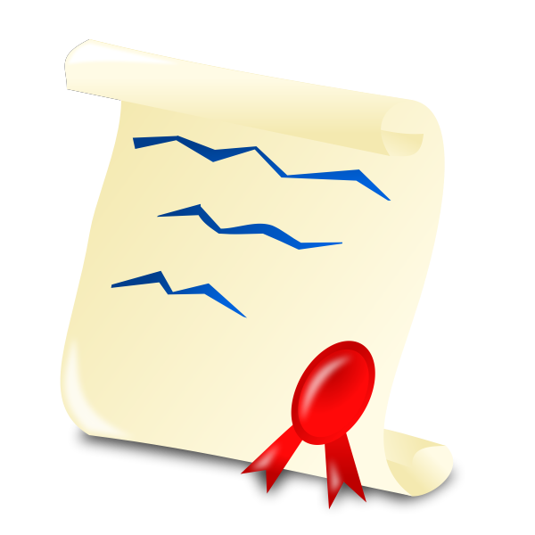 SVG Graduation symbol