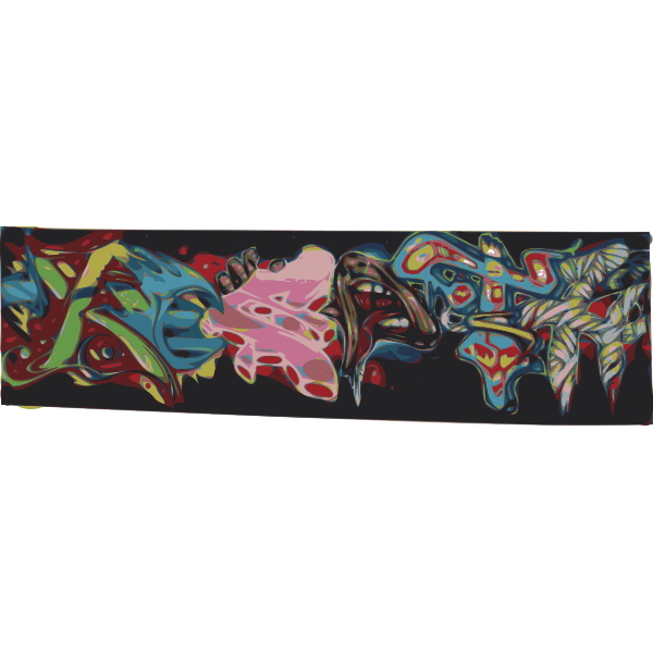 SVG Graffiti wall design