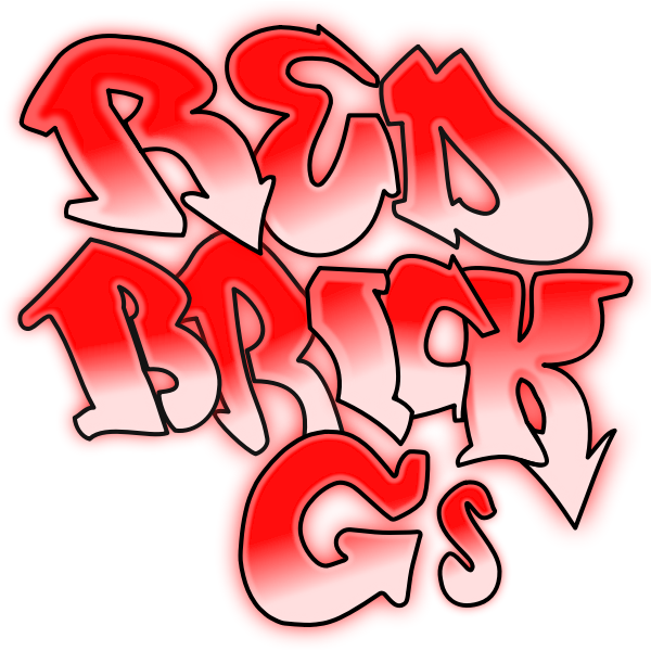 SVG Graffiti writing 039039red brick gs039039 vector graphics