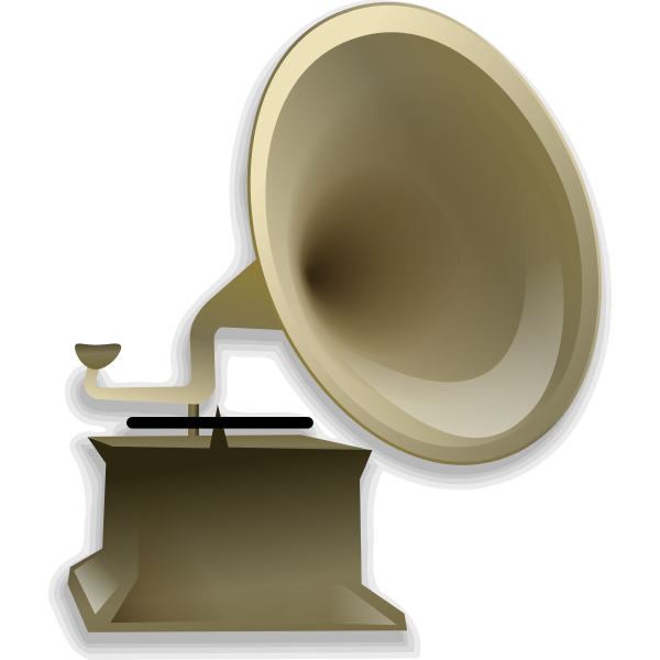 SVG Gramophone notext