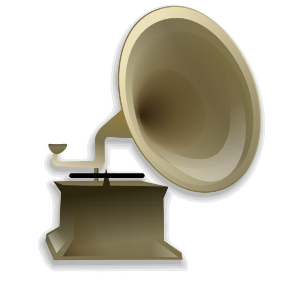SVG Gramophone vector illustration