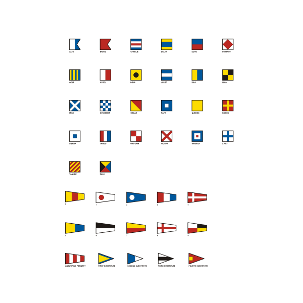 SVG Gran Pavese flags all flags