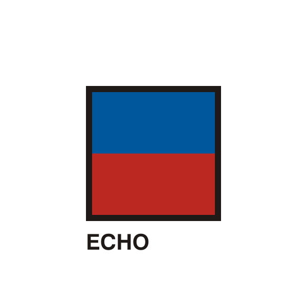 SVG Gran Pavese flags Echo flag