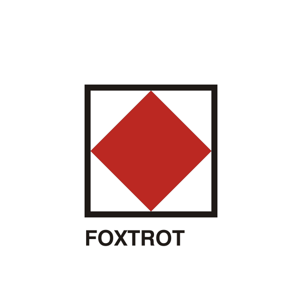 SVG Gran Pavese flags foxtrot flag