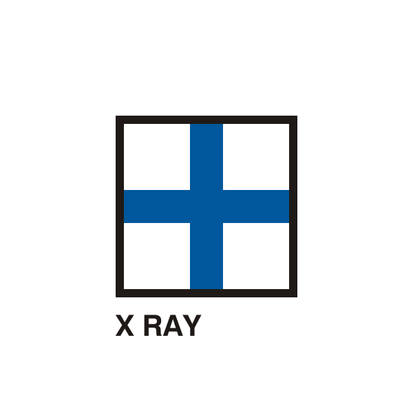 SVG Gran Pavese flags X-ray flag